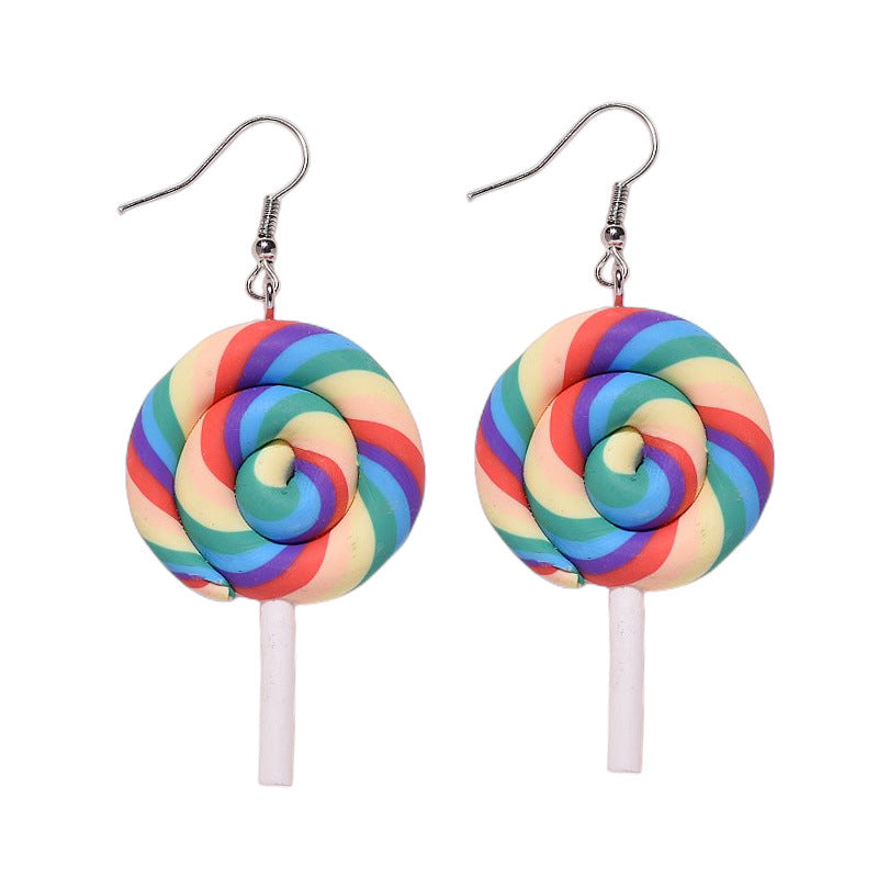 Colorful Lollipop Earrings