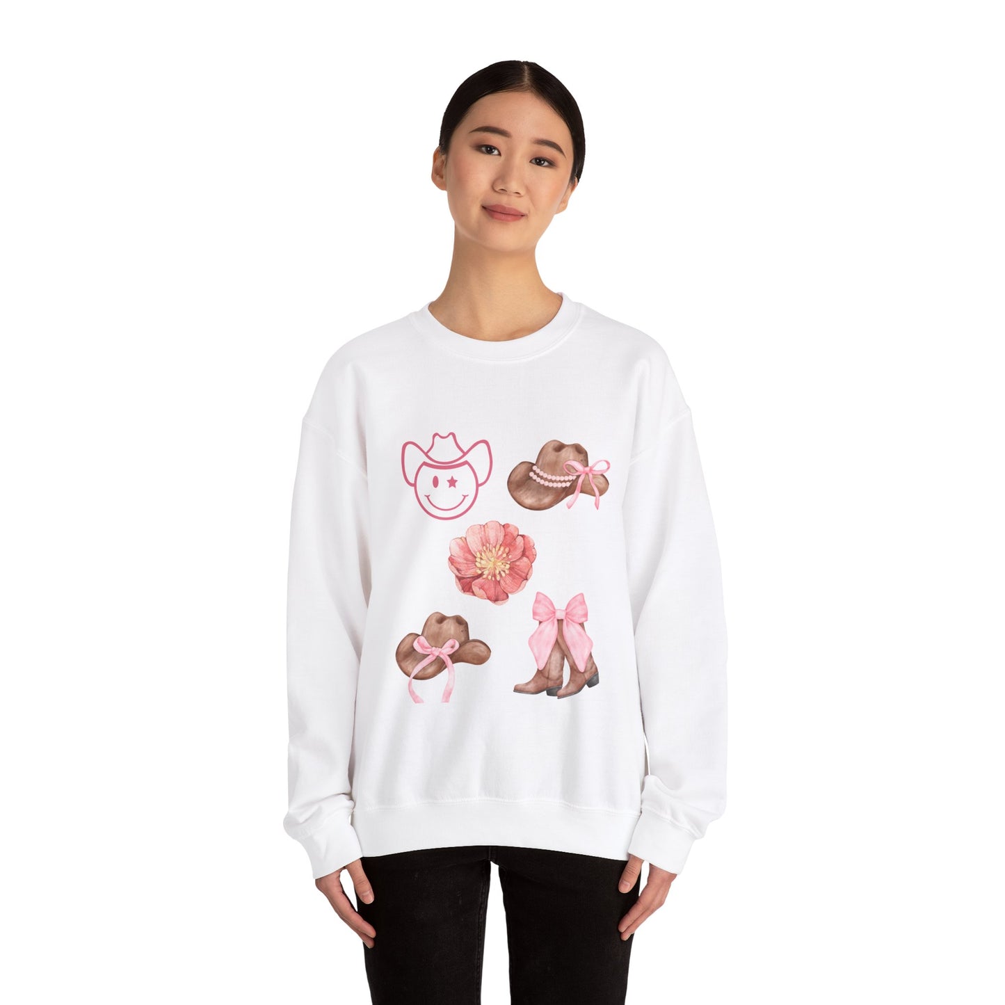 Cowgirl Unisex Heavy Blend™ Crewneck Sweatshirt