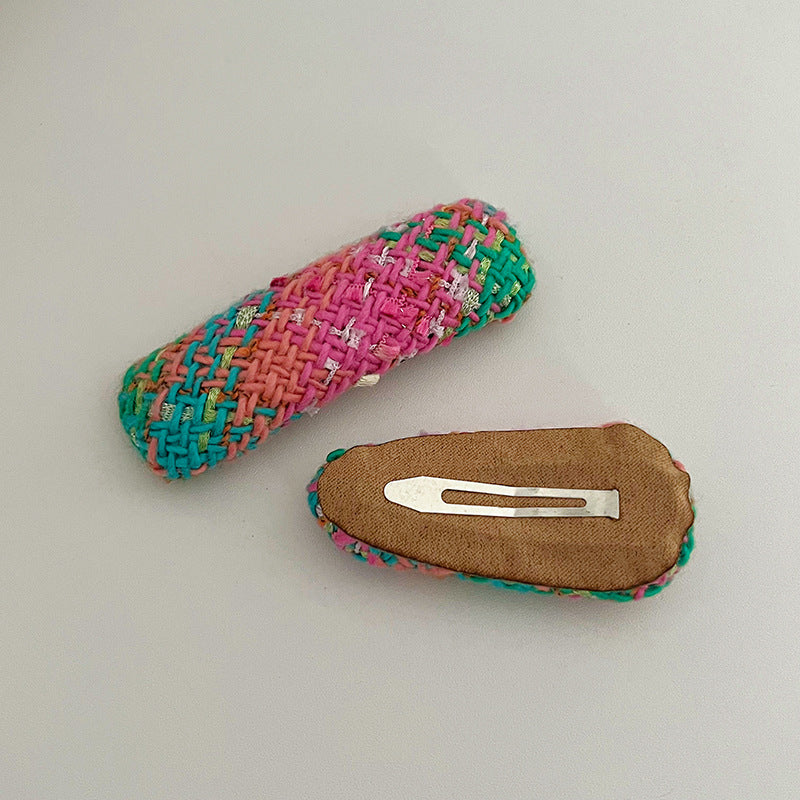 Retro Debutante Style Knotted Hair Hoop All-match Outing Barrettes BB Clip Hairpin