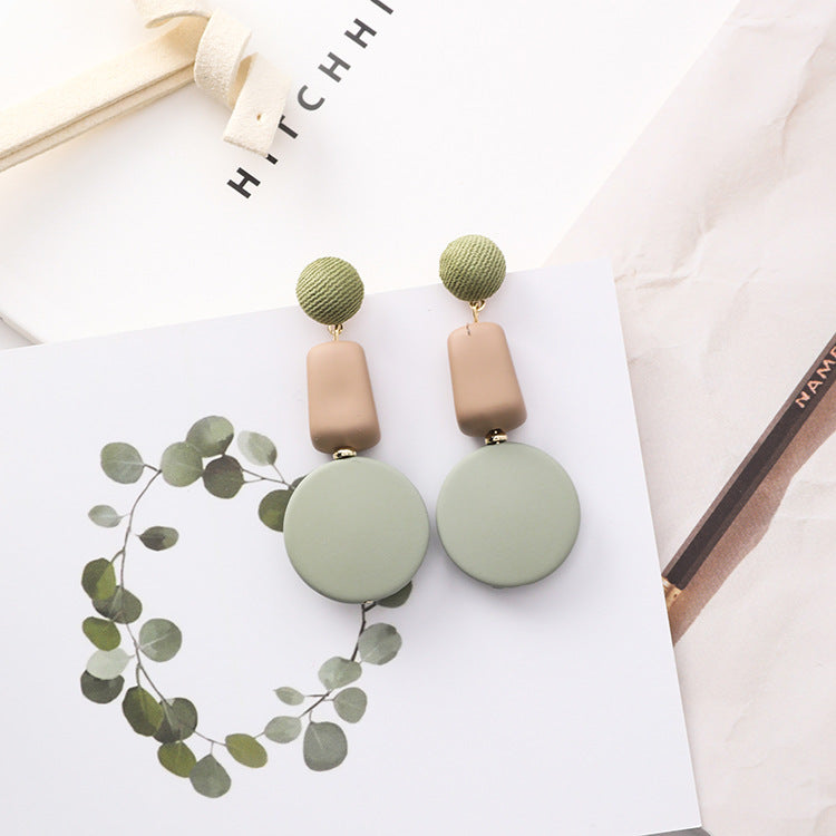 Irregular geometry earrings