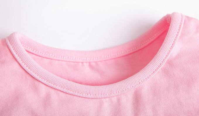 Children's Clothing Autumn New Girl Suit Rainbow Embroidery Hit Color Long-sleeved Children's Suit