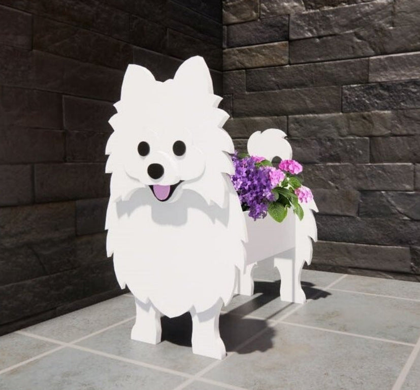 Dog Flower Pot Pet Garden Decoration