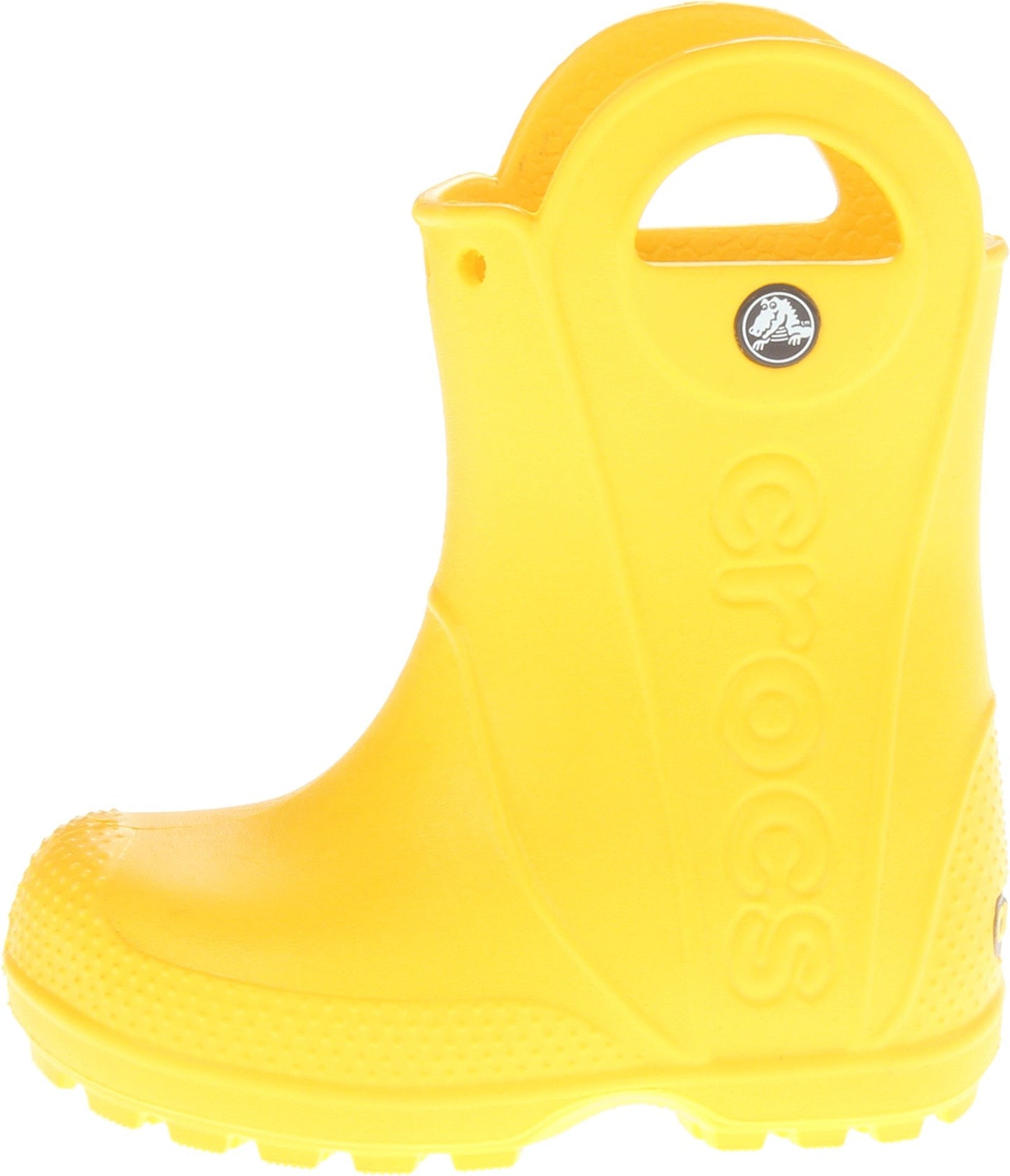 Crocs unisex child Rain Boot, Yellow, 7 Toddler US