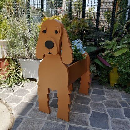 Garden Art Decoration Dog Flower Pot