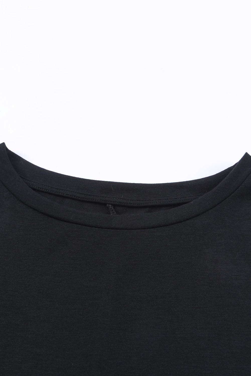 White Side Pockets Short Sleeve Tunic Top