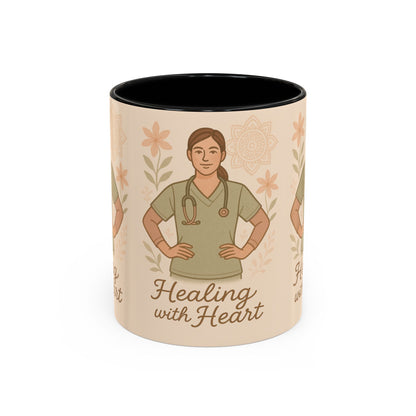 Mug Nursing Healing with Heart 11oz
