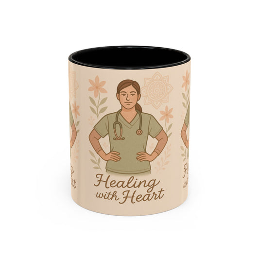 Mug Nursing Healing with Heart 11oz