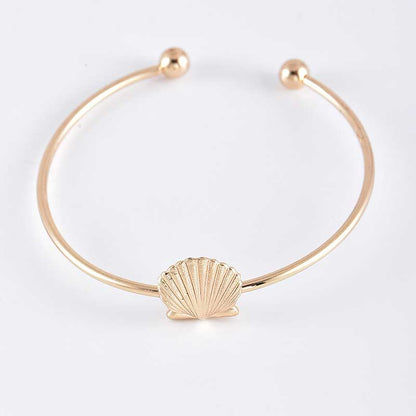 Starfish shell pearl combination bracelet