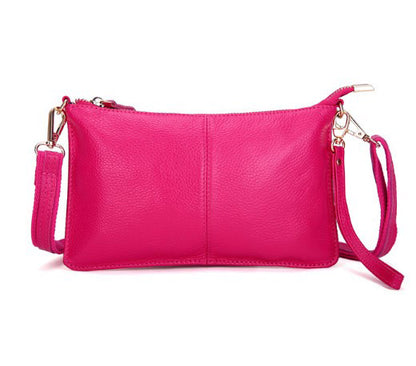 Lady Cowhide Slant Bag, Dinner Bag, Leisure Bag, Lady Bag