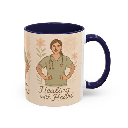 Mug Nursing Healing with Heart 11oz