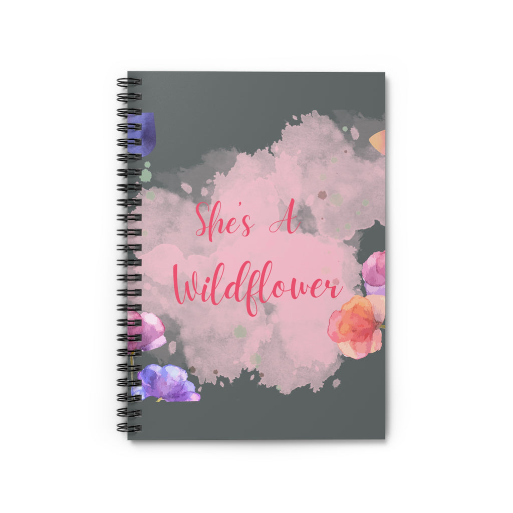 Wild Flower Journal - Spiral Notebook