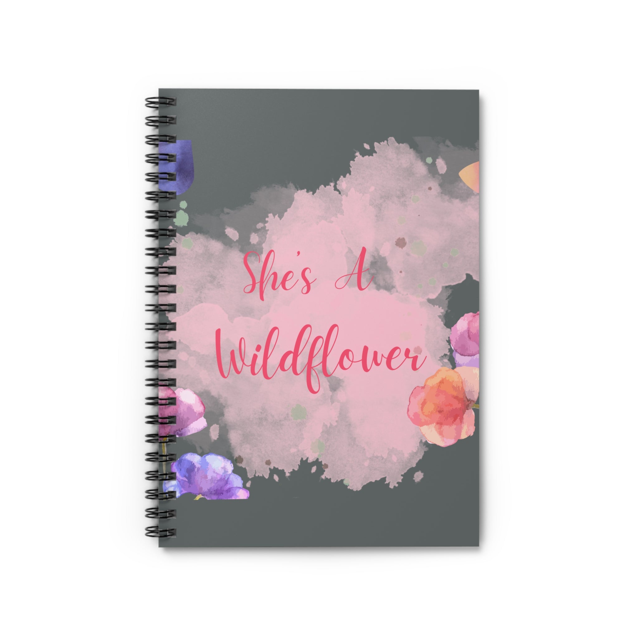 Wild Flower Journal - Spiral Notebook