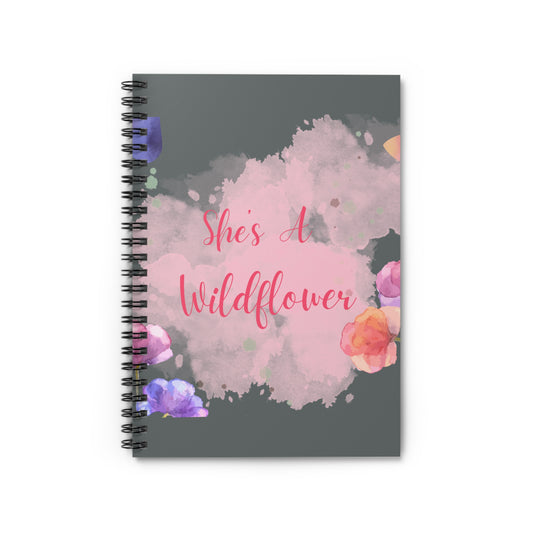Wild Flower Journal - Spiral Notebook