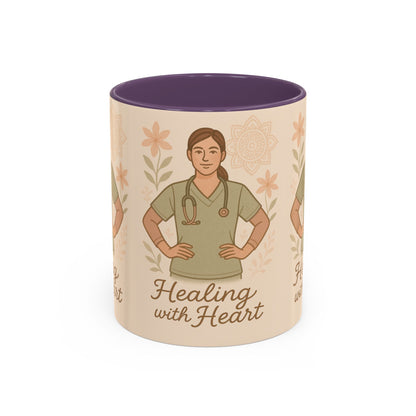 Mug Nursing Healing with Heart 11oz
