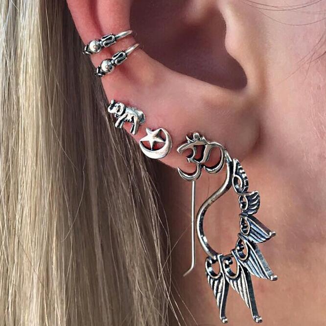 Fashion Bohemian Retro Simple Set Earrings Earrings