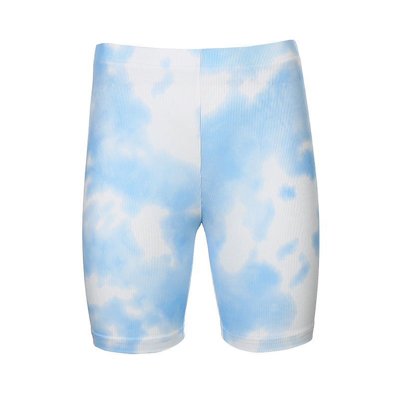 Featured tie-dye slim slimming women's clothing