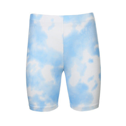 Featured tie-dye slim slimming women's clothing