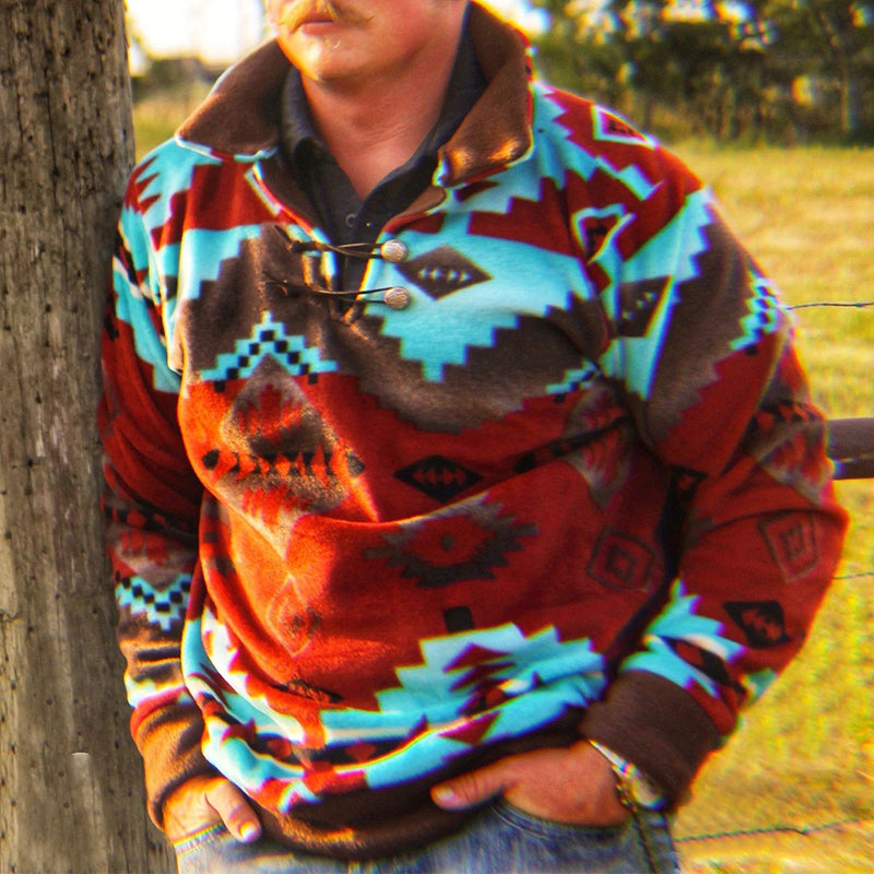 Casual Pullover Stitching Long-Sleeved Sweater