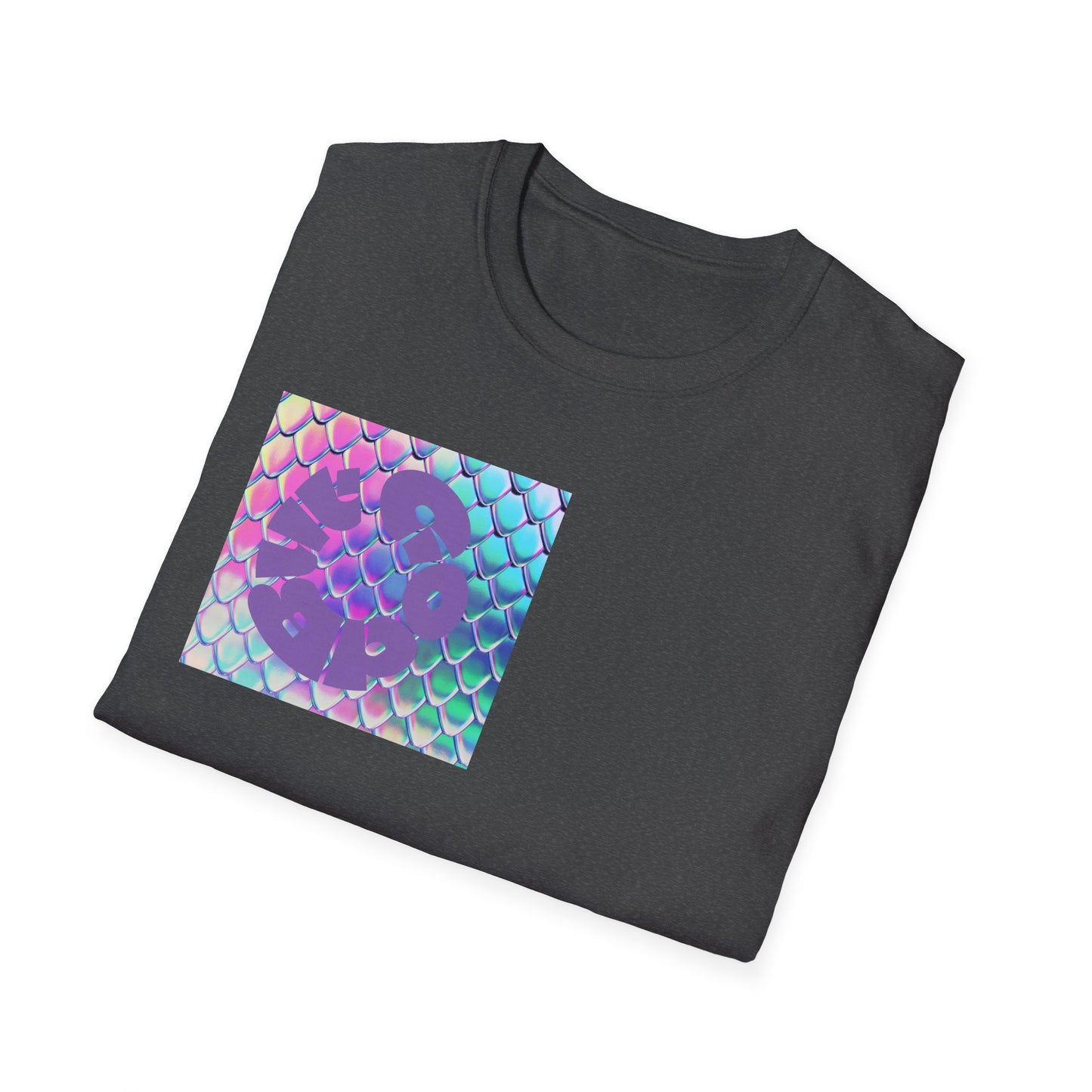 Unisex Softstyle T-Shirt - Colorful Snakeskin & Inspirational Design