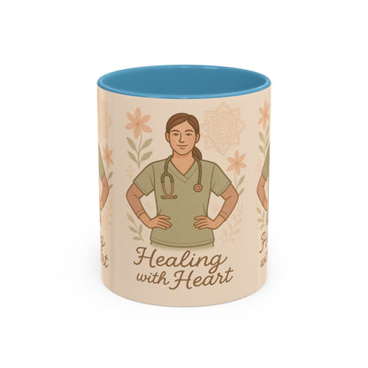 Mug Nursing Healing with Heart 11oz