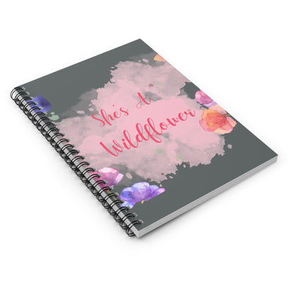 Wild Flower Journal - Spiral Notebook