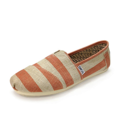 Breathable Korean Canvas Slip-on Shoes