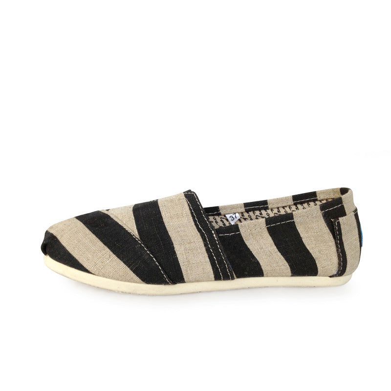 Breathable Korean Canvas Slip-on Shoes