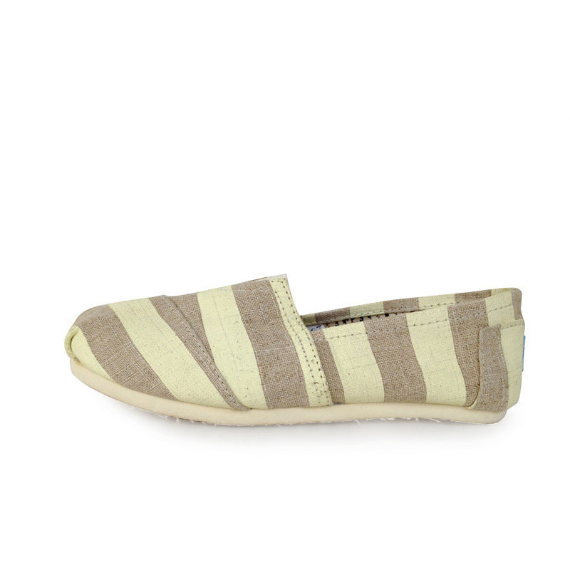 Breathable Korean Canvas Slip-on Shoes