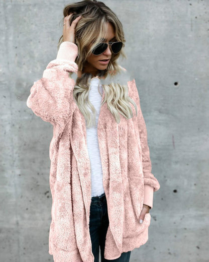 Mid-Length Double-Sided Anti-Fur Coat