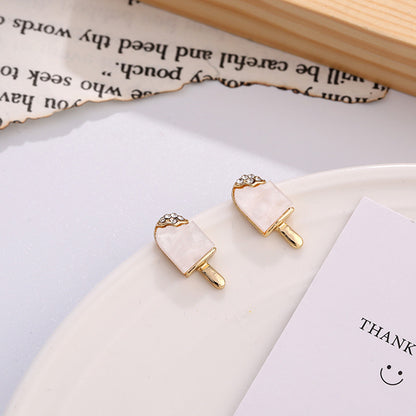 Cartoon Cute  Earrings Small Exquisite  Cloud Earrings