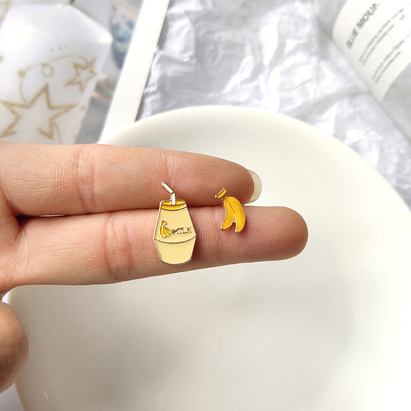 Cartoon Cute  Earrings Small Exquisite  Cloud Earrings