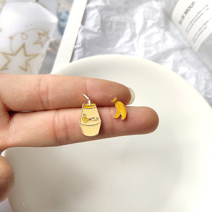Cartoon Cute  Earrings Small Exquisite  Cloud Earrings