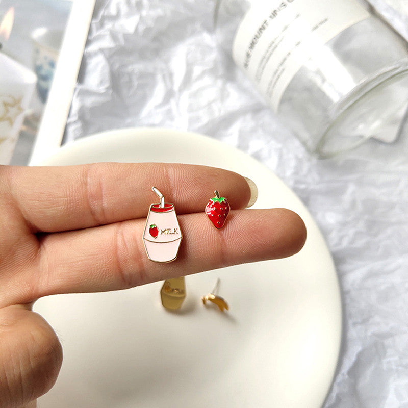 Cartoon Cute  Earrings Small Exquisite  Cloud Earrings