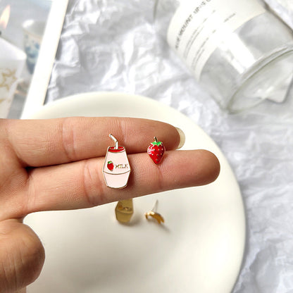 Cartoon Cute  Earrings Small Exquisite  Cloud Earrings