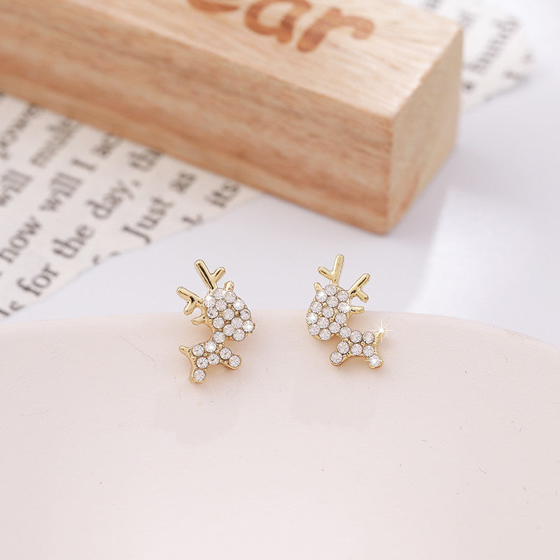 Cartoon Cute  Earrings Small Exquisite  Cloud Earrings