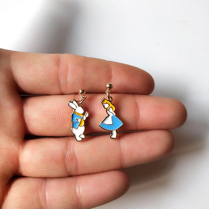 Cartoon Cute  Earrings Small Exquisite  Cloud Earrings