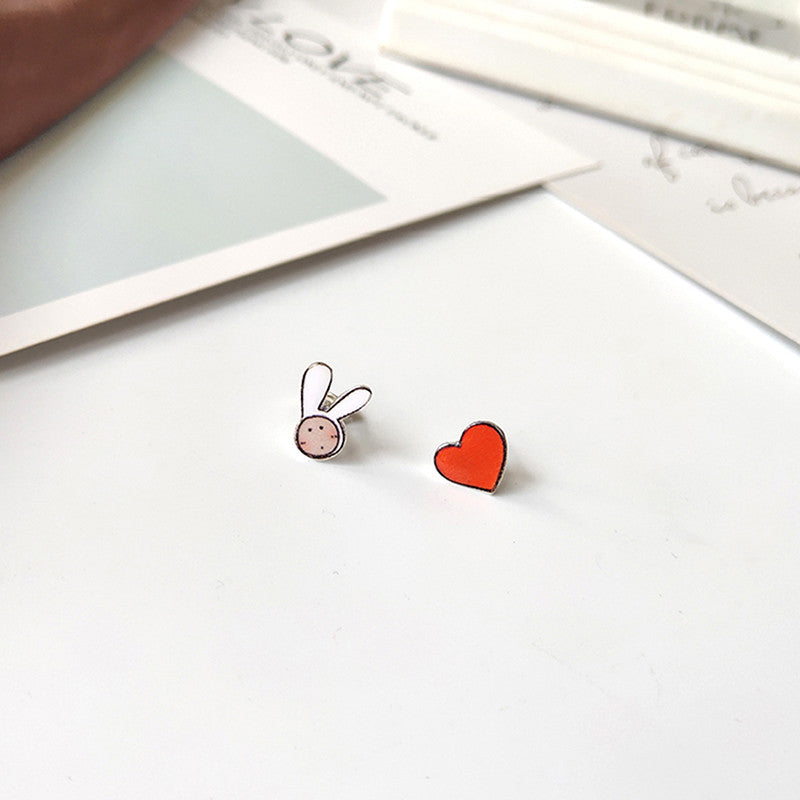 Cartoon Cute  Earrings Small Exquisite  Cloud Earrings