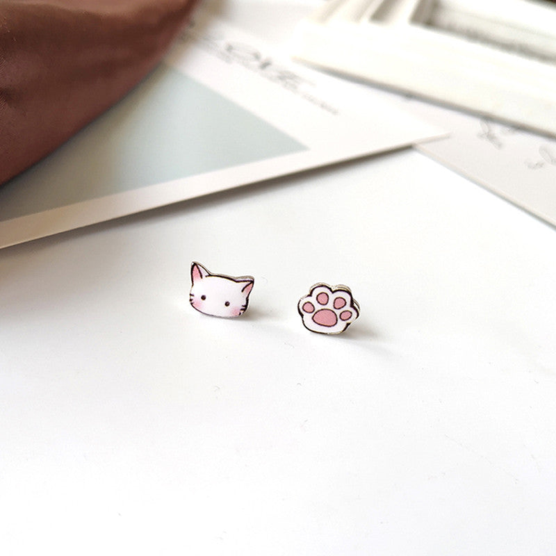Cartoon Cute  Earrings Small Exquisite  Cloud Earrings