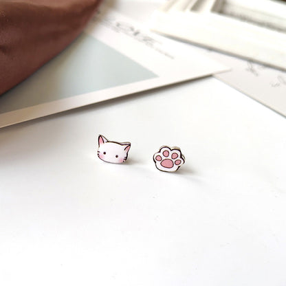 Cartoon Cute  Earrings Small Exquisite  Cloud Earrings
