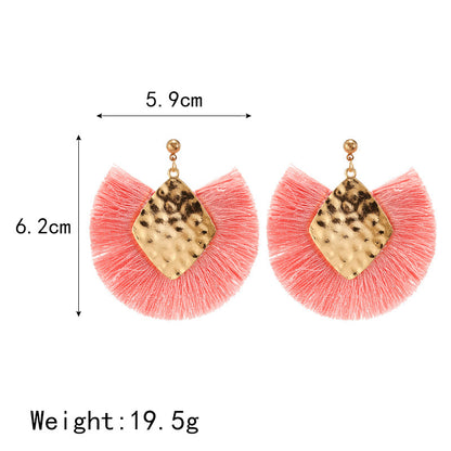 Exaggerated earrings Bohemian fashion earrings