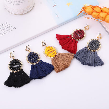 Fringed earrings