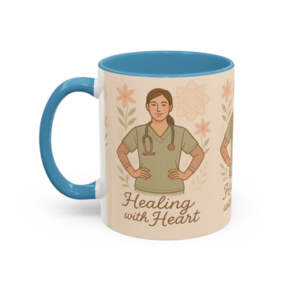 Mug Nursing Healing with Heart 11oz