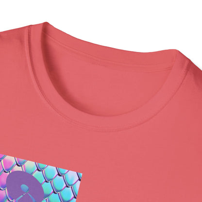 Unisex Softstyle T-Shirt - Colorful Snakeskin & Inspirational Design