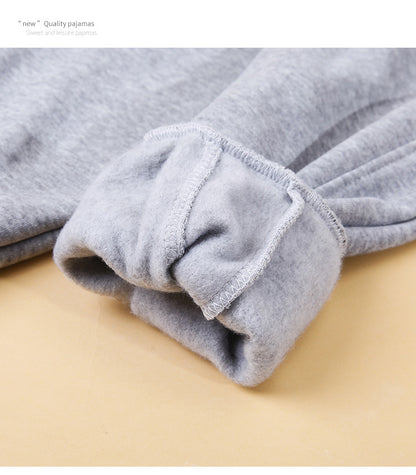 Loose-fit Tappered Trousers Children's Velvet Padded Slimming Sports Harem Sweatpants