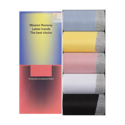 Mid Calf Plus Velvet Thickened And Breathable Socks