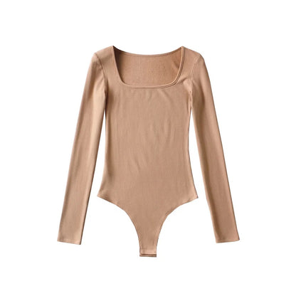 Early Spring Brushed Versatile T-shirt Jumpsuit