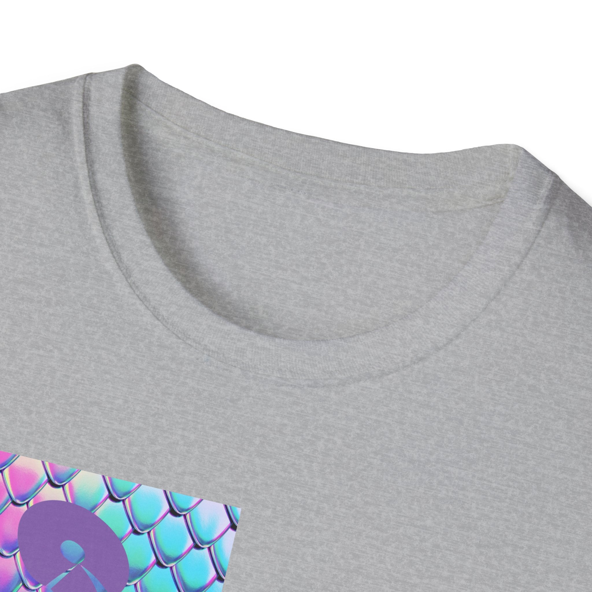 Unisex Softstyle T-Shirt - Colorful Snakeskin & Inspirational Design