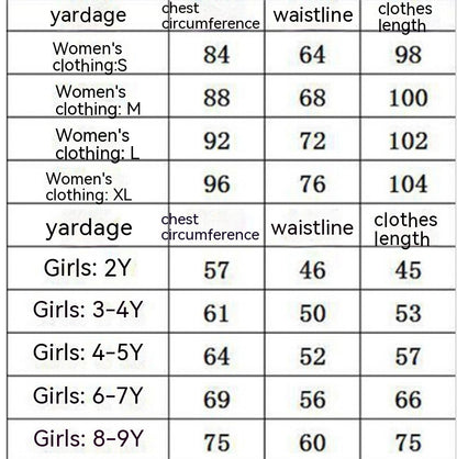 Women Girl Baby Romper Woven Mother And Daughter Sling Dress