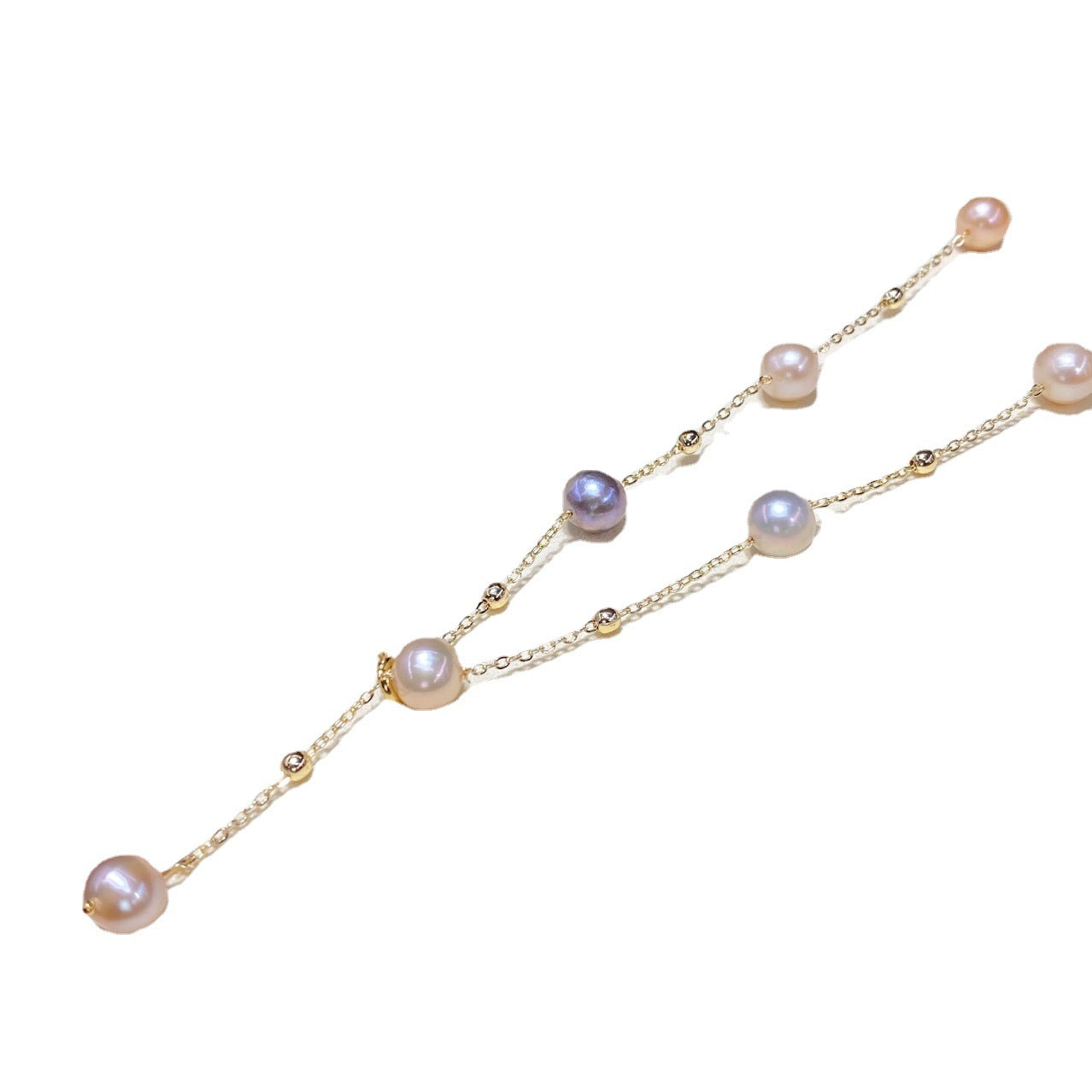 Women's Fashion Starry Sky Natural Freshwater Pearl Necklace