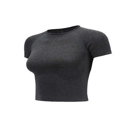 Yoga clothing exposed navel T-shirt